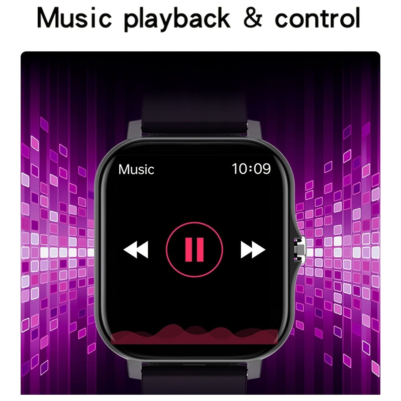 Fitness Tracker Heart Rate Blood Pressure Waterproof Smart Watch