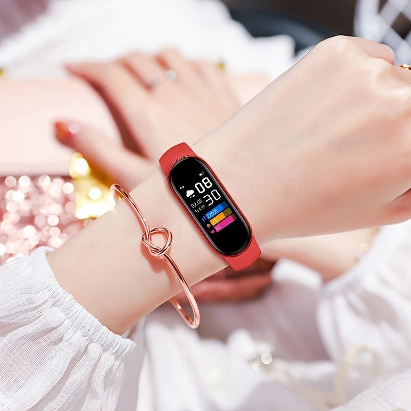 Unisex M6 Fitness Tracker; Smart Watch With Heart Rate Sleep Blood Oxygen Monitor