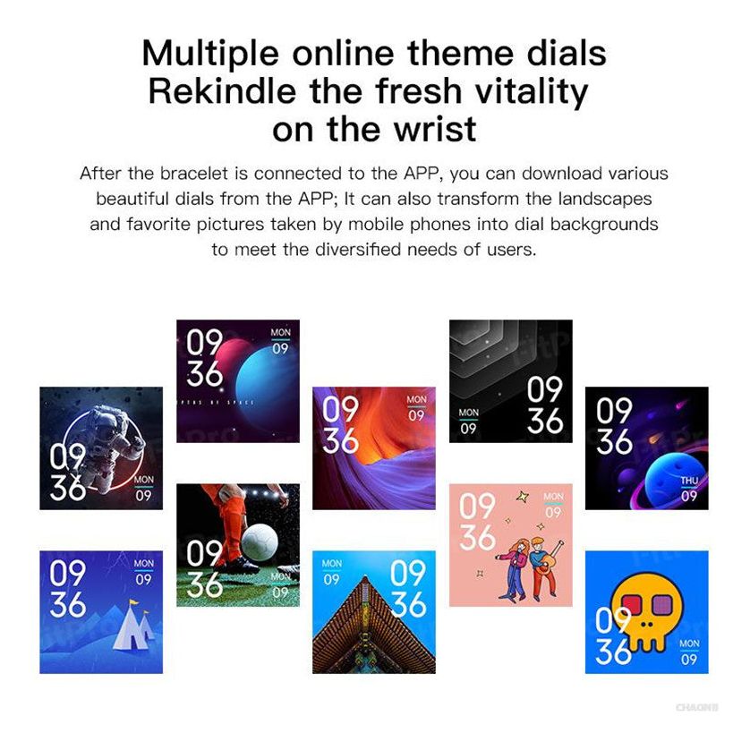 Usb Charging Led Digital Sport Smart Watch For Andorid IOS 1.44 Inch Wristband