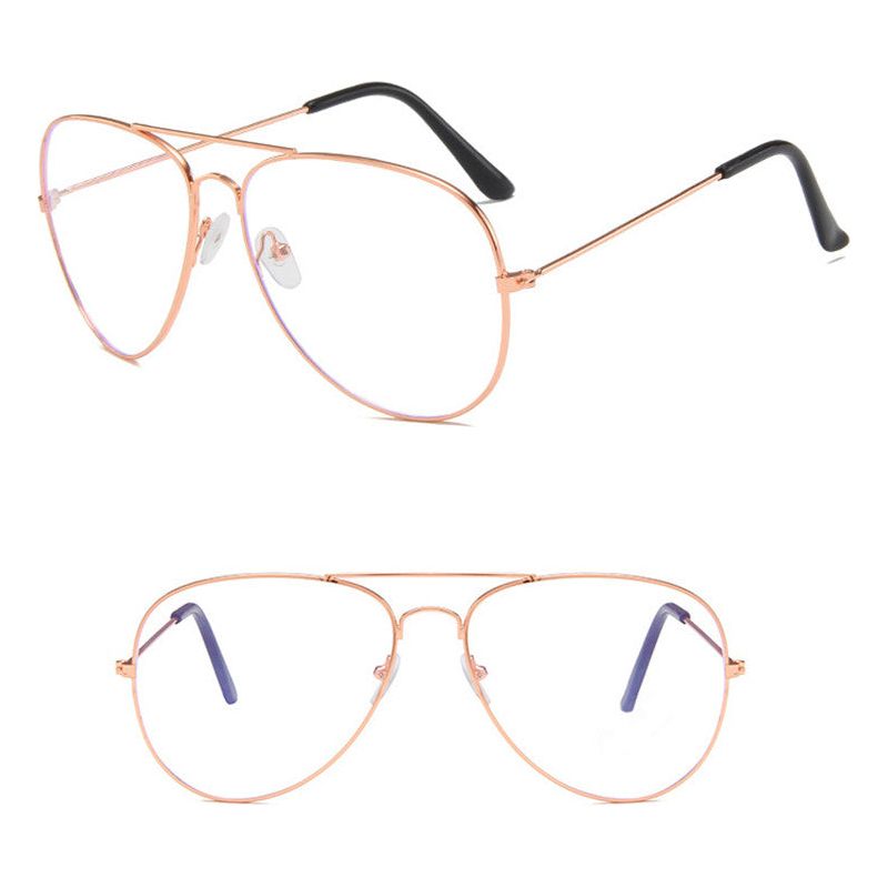 Aviator Style Anti-blue light optical glasses