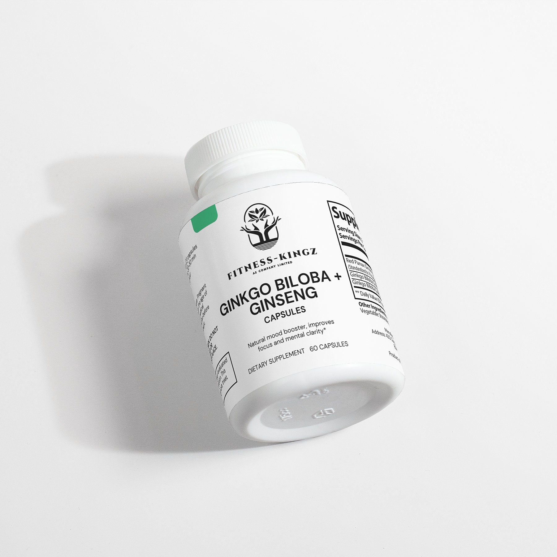 Fitness-Kingz Ginkgo Biloba + Ginseng