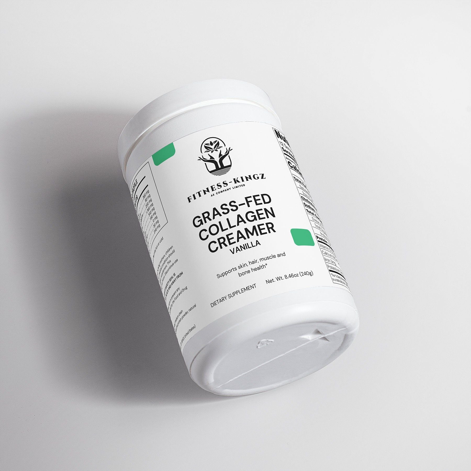 Fitness-Kingz Grass-Fed Collagen Creamer (Vanilla)
