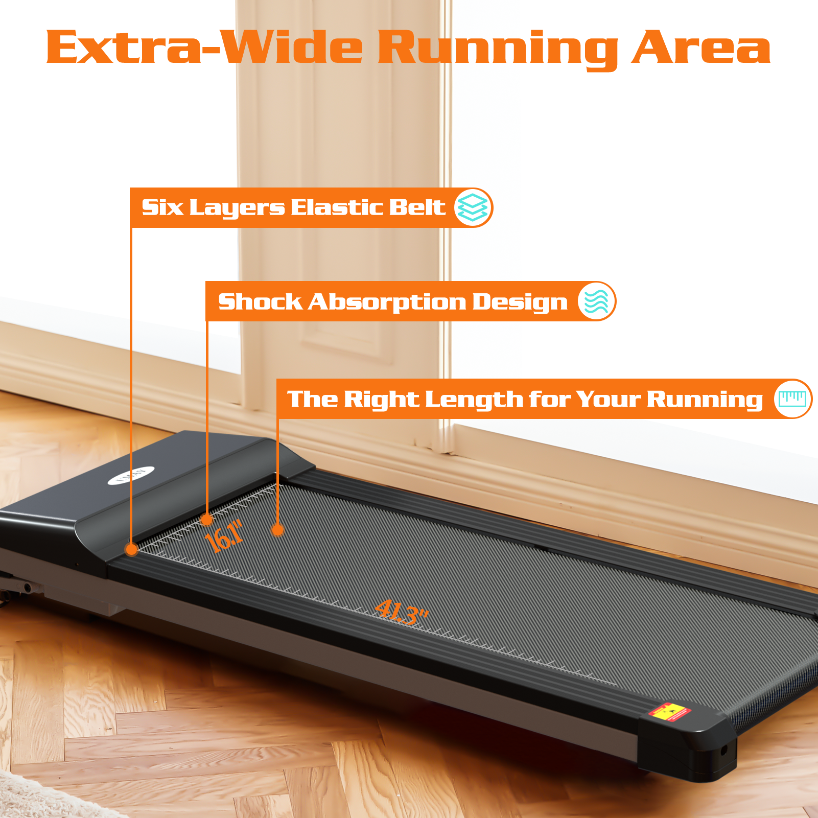 Mini Portable Treadmill with APP Remote Control