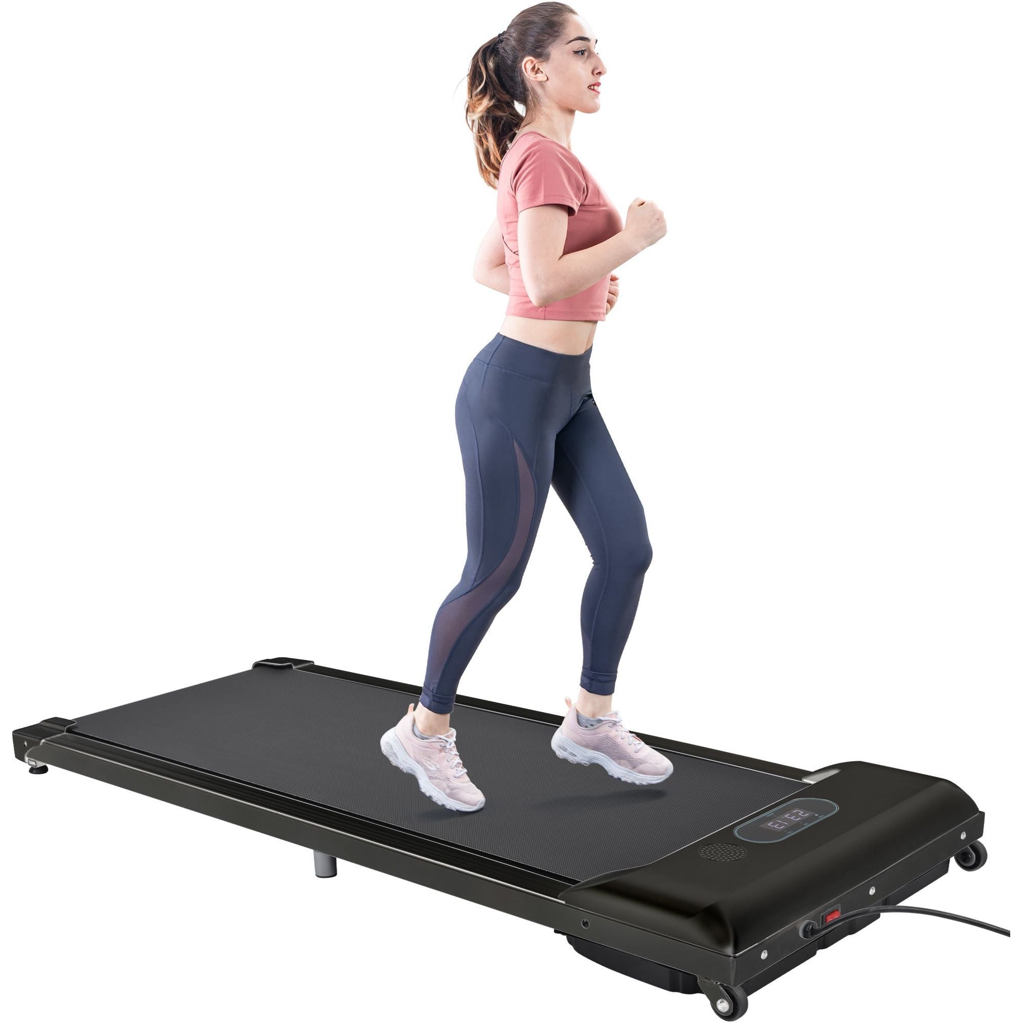 2 in 1 Under Desk Electric Treadmill 2.5HP; Bluetooth APP and speaker;  Remote Control;  Display