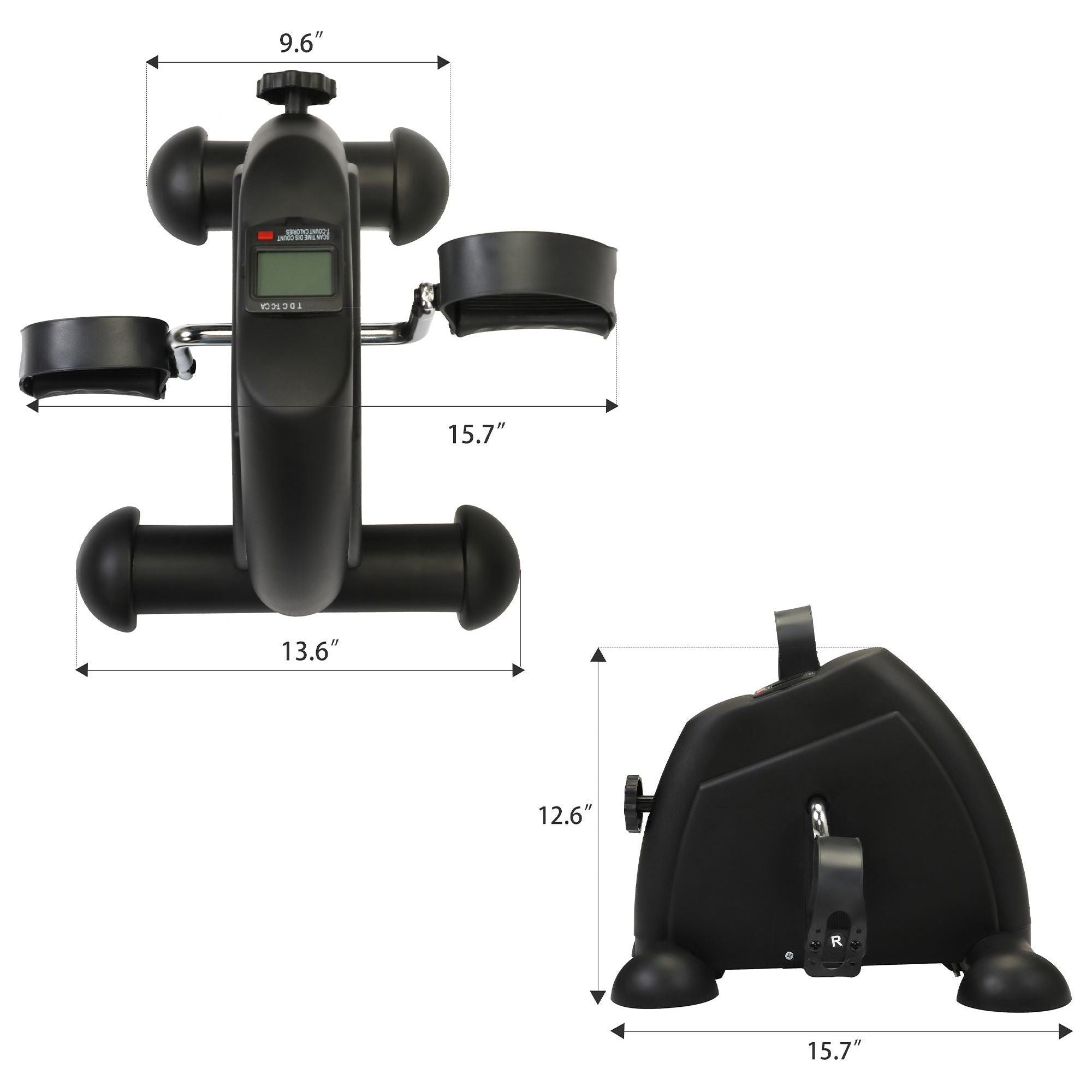 Portable Stationary Indoor MINI Exercise Machine Bike with LCD Display