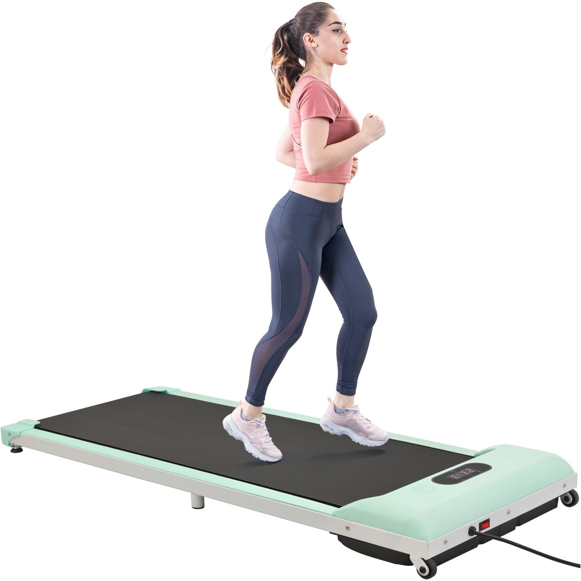 2 in 1 Under Desk Electric Treadmill 2.5HP; Bluetooth APP and speaker;  Remote Control;  Display