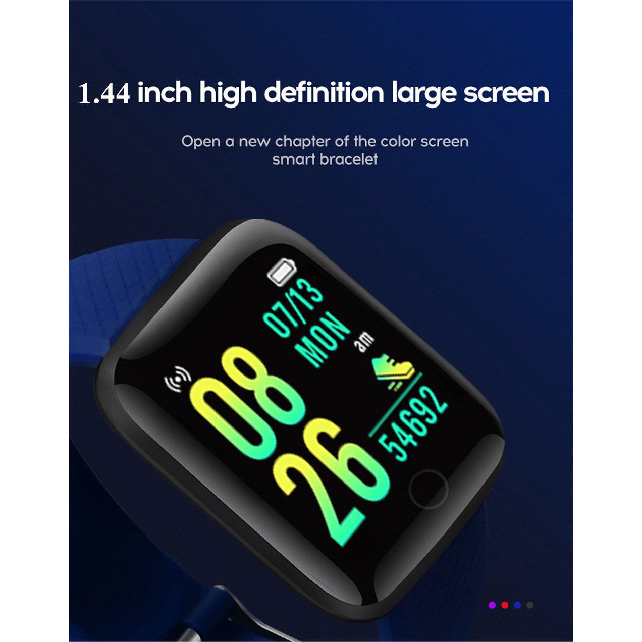 Smart Watch Heart Rate Sleep Monitoring Blood Pressure Fitness Tracker For Android IOS