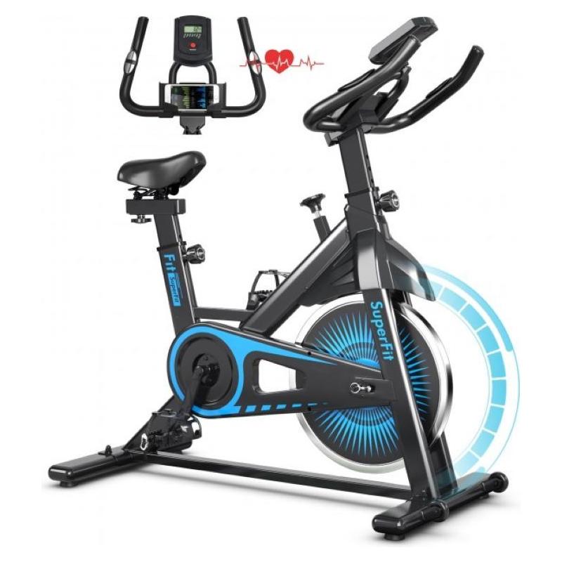 Adjustable Resistance Silent Belt Drive Gym Indoor Stationary Bike