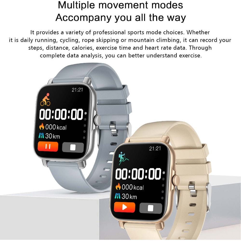 IP67 Waterproof Bluetooth Smart Watch Heart Rate Fitness Tracker