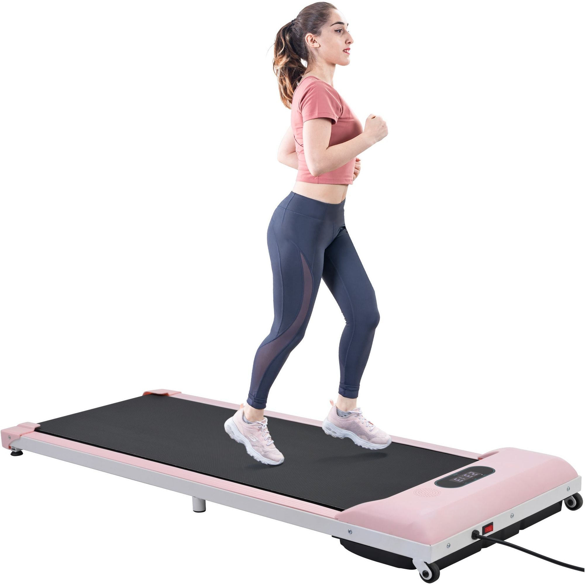 2 in 1 Under Desk Electric Treadmill 2.5HP; Bluetooth APP and speaker;  Remote Control;  Display