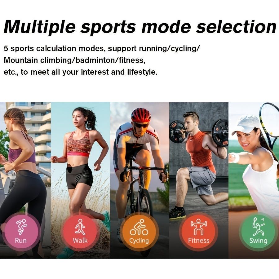 Unisex M6 Fitness Tracker; Smart Watch With Heart Rate Sleep Blood Oxygen Monitor