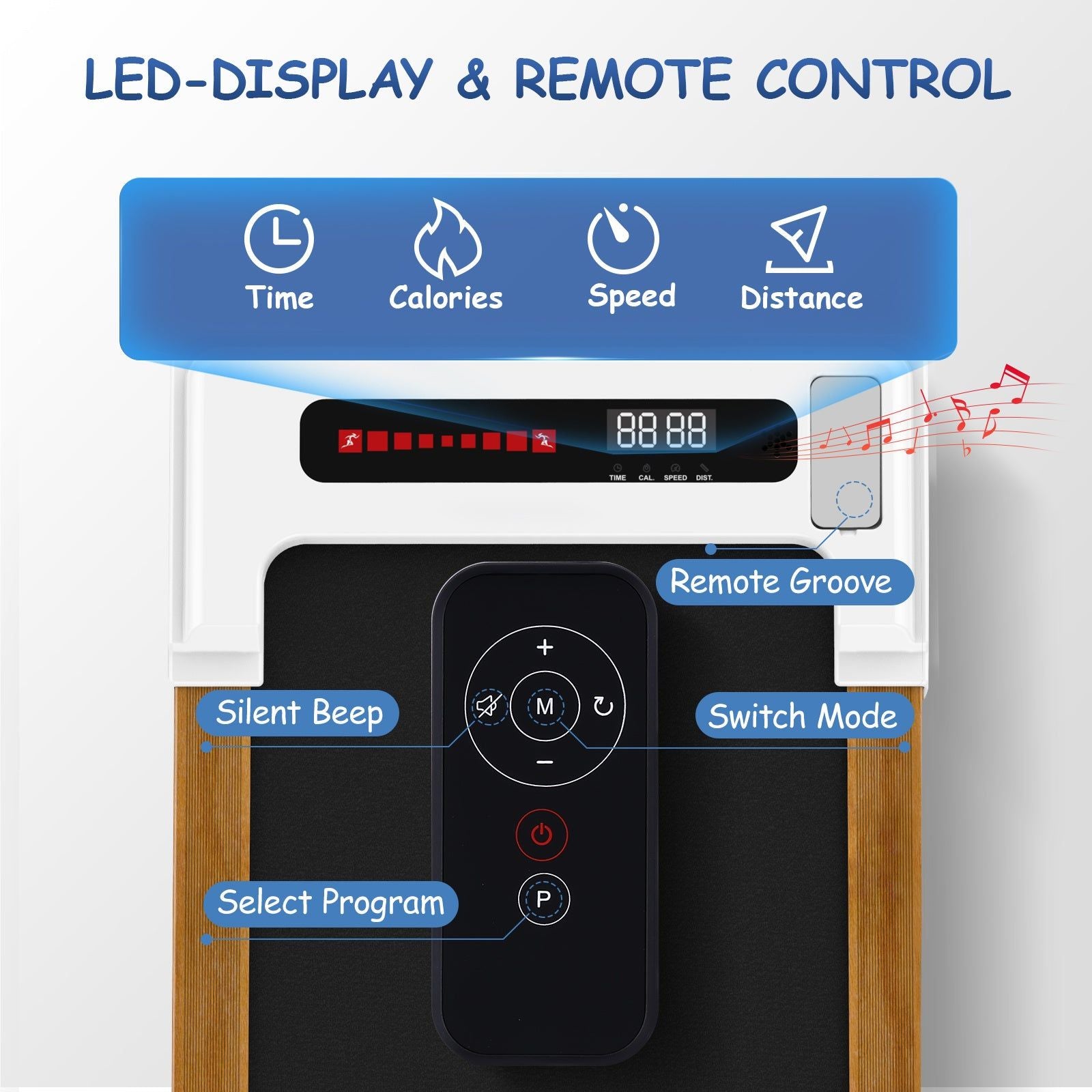 265 lbs Capacity Under Desk Portable Treadmill