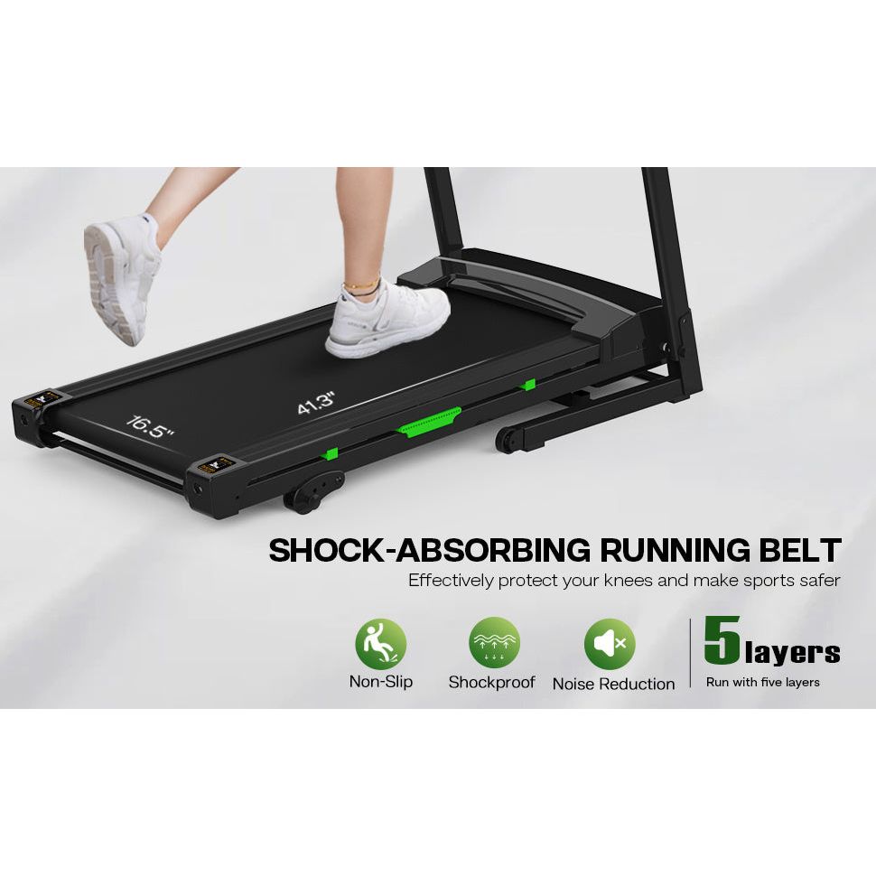 FYC Folding 3.5HPTreadmill for Home 330LBS Weight Capacity