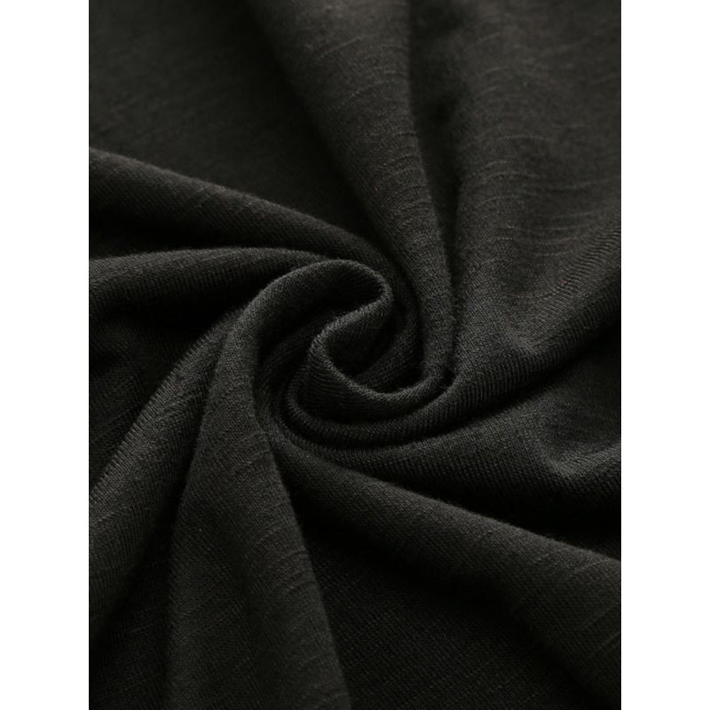 Short-Sleeved Cotton Round Neck T-shirt